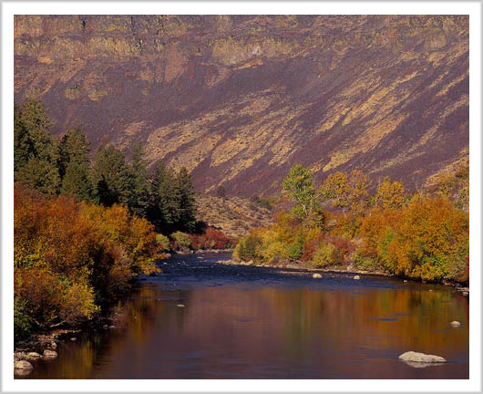 River Canyon in Fall