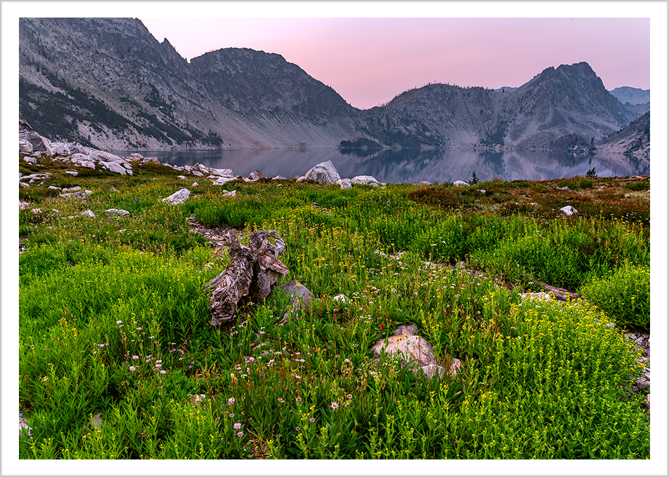 Midsummer at Sawooth Lake Sawtooth Lake