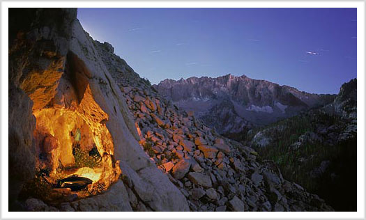 Mountain Cave by Candlelight