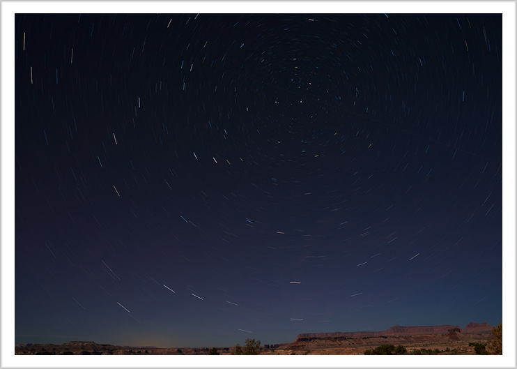 North Star Over Utah Desert