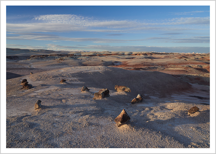 Many Stones in Utah Badlands