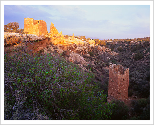 Hovenweep Castle at Sunset