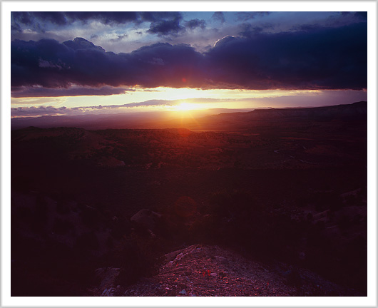 Sunset over Kodachrome Basin