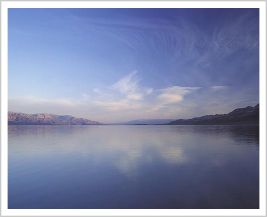 Death Valley Lake Morning Sky