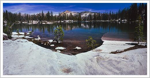 High Mountain Lake Panorama