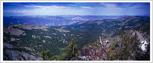 Panorama View from Hard Butte Mountain