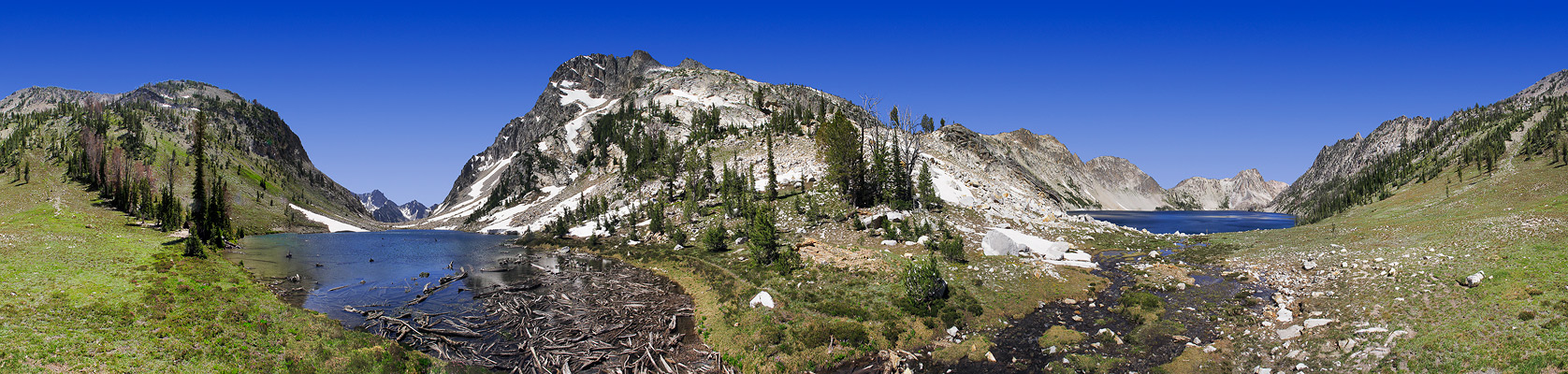 360 degree view from the east side of Sawtooth Lak