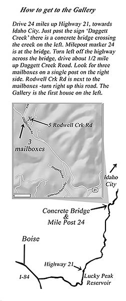 Directions to the Greg Jahn Private Art Gallery